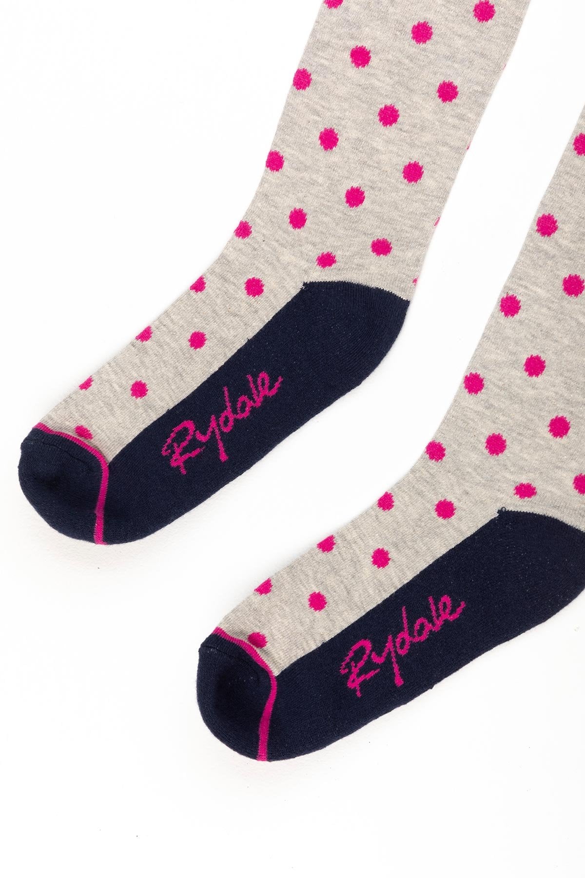 Rydale Ladies Polka Dot Knee Length Riding Socks