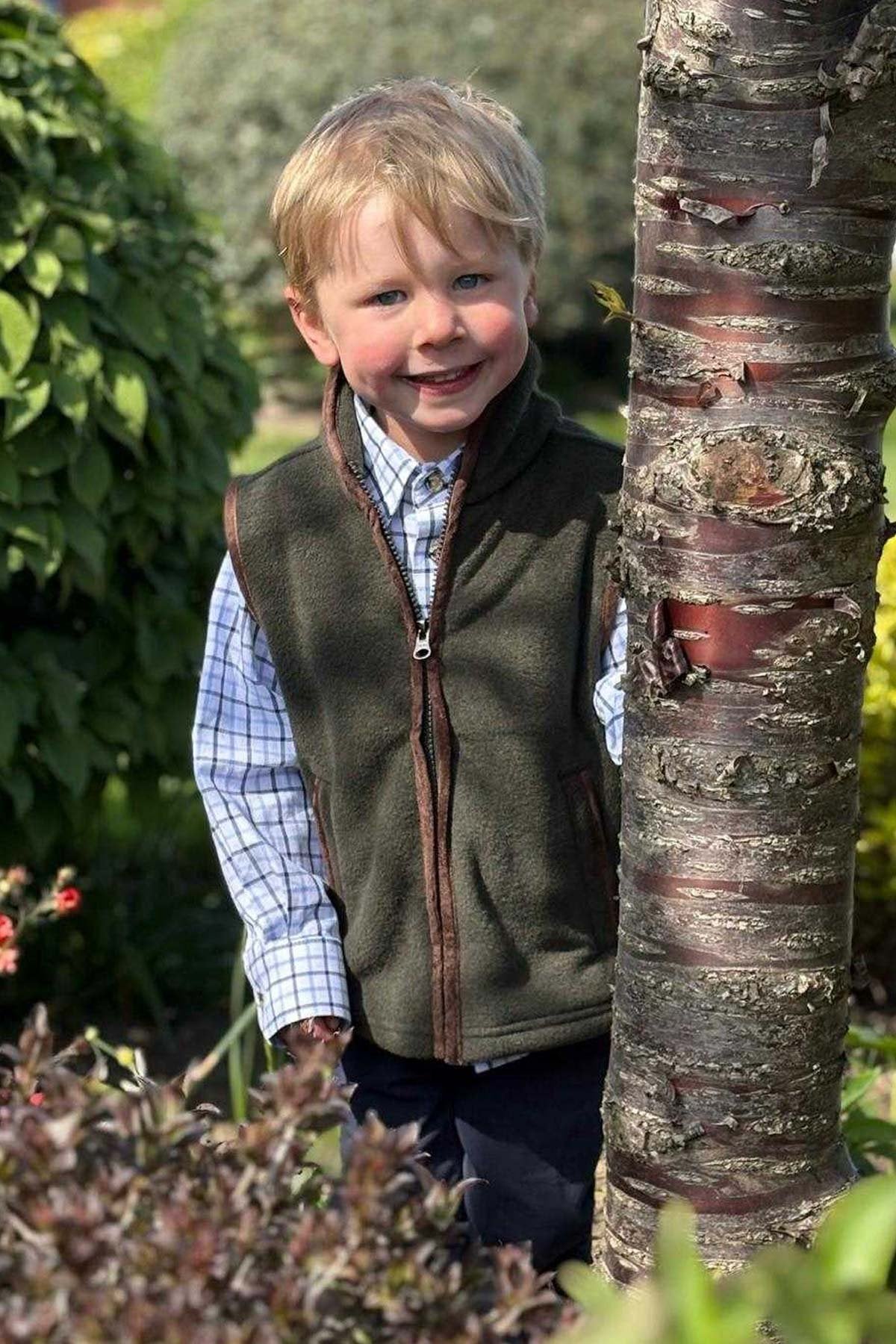 Rydale Kid's Mini Fleece Waistcoat - Huggate