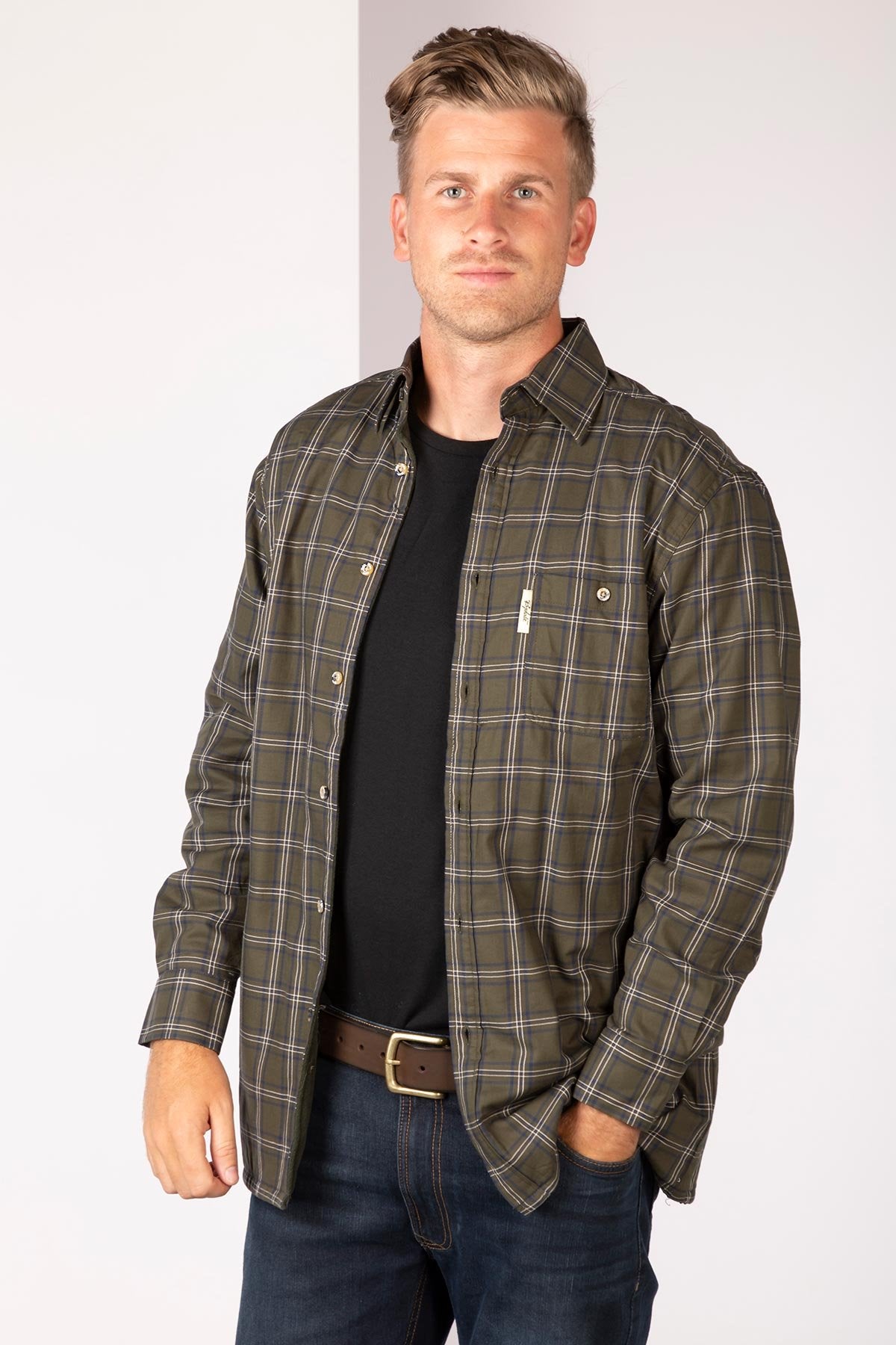 Rydale Men's Fleece Lined Shirt
