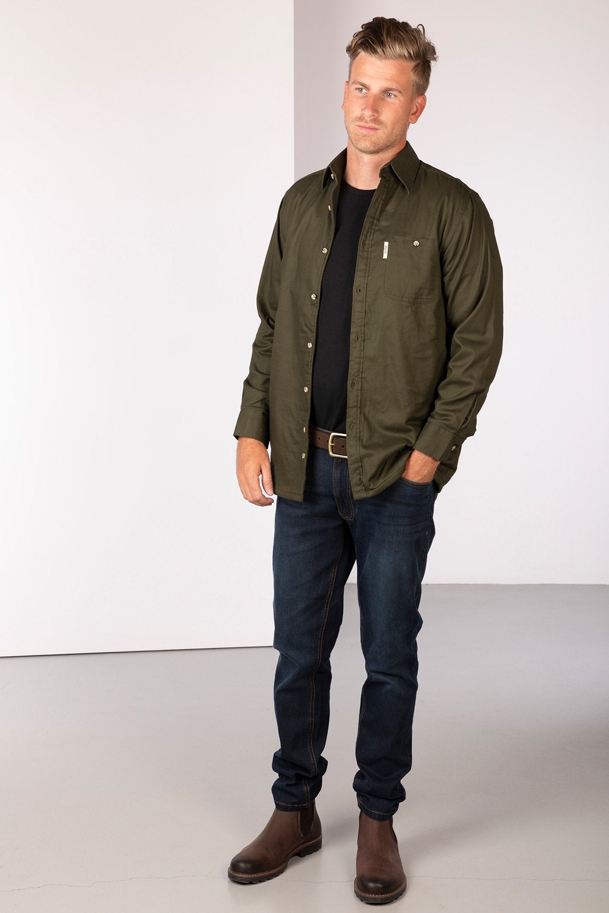 Rydale Men's Fleece Lined Shirt