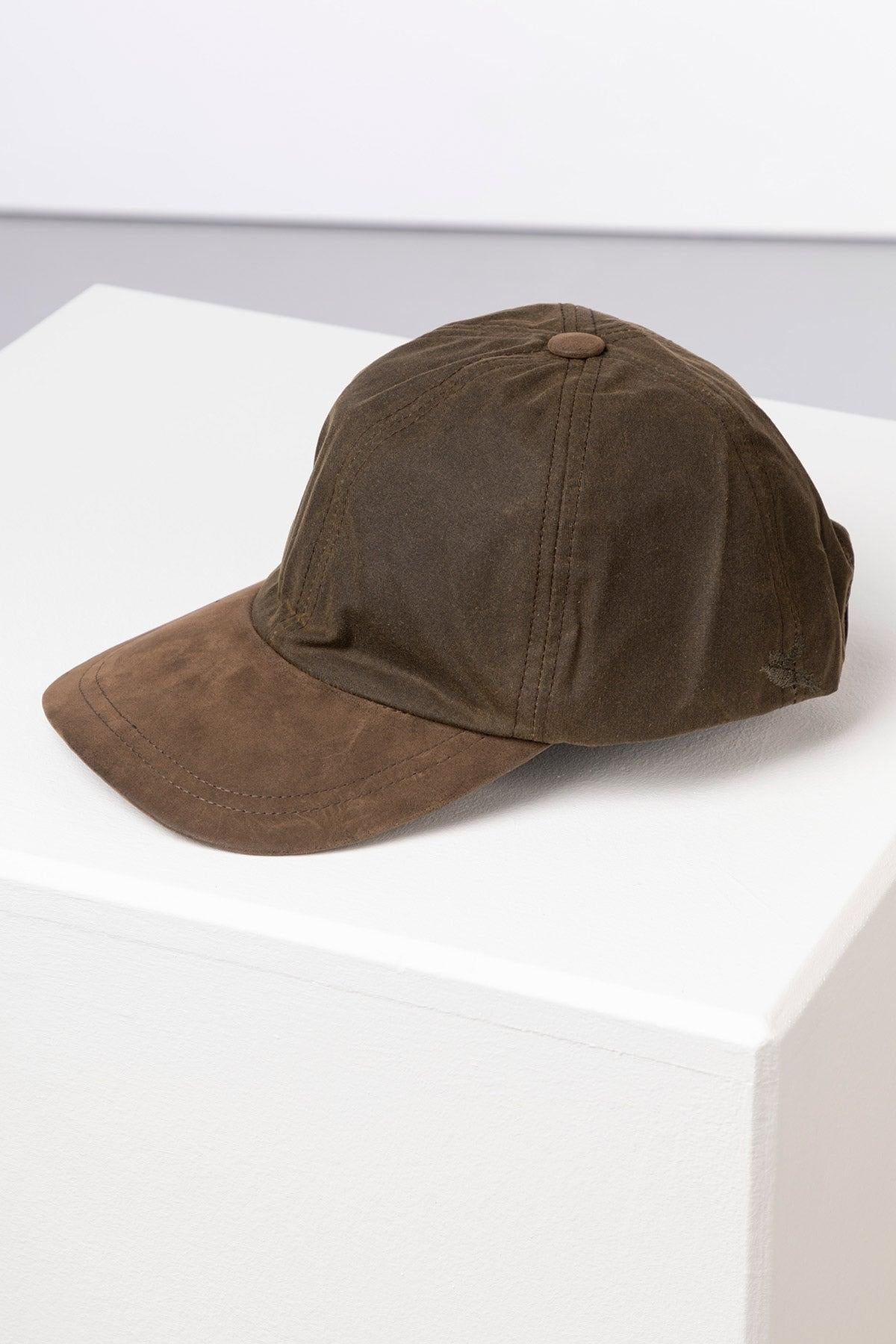 Rydale Men's Wax Baseball Cap with Nubuck Peak - Danby