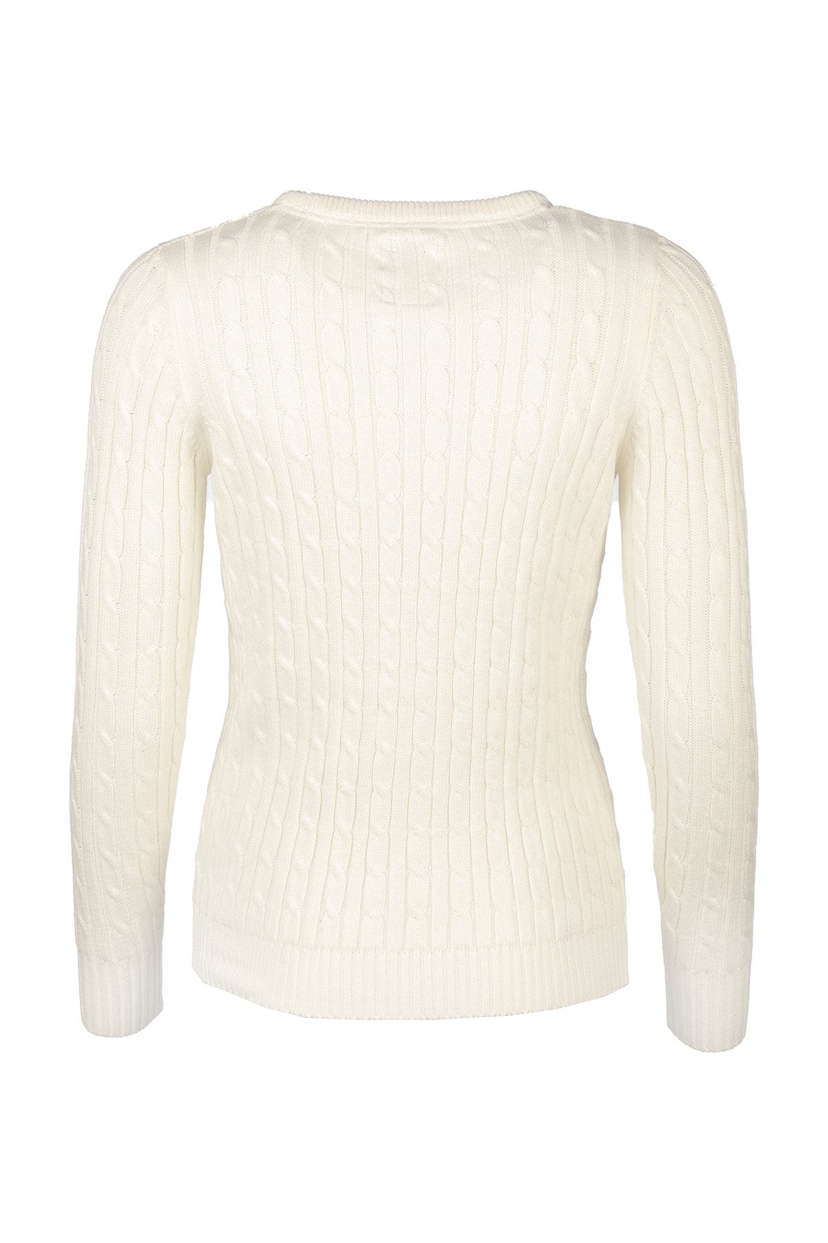 Rydale Ladies Crew Neck Cable Knit Jumper - Emma
