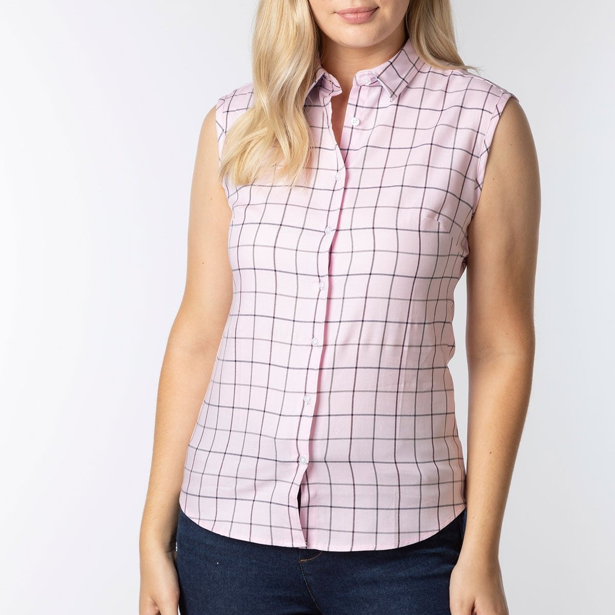 Rydale Ladies Hannah Sleeveless Country Shirt - Kate Tweed