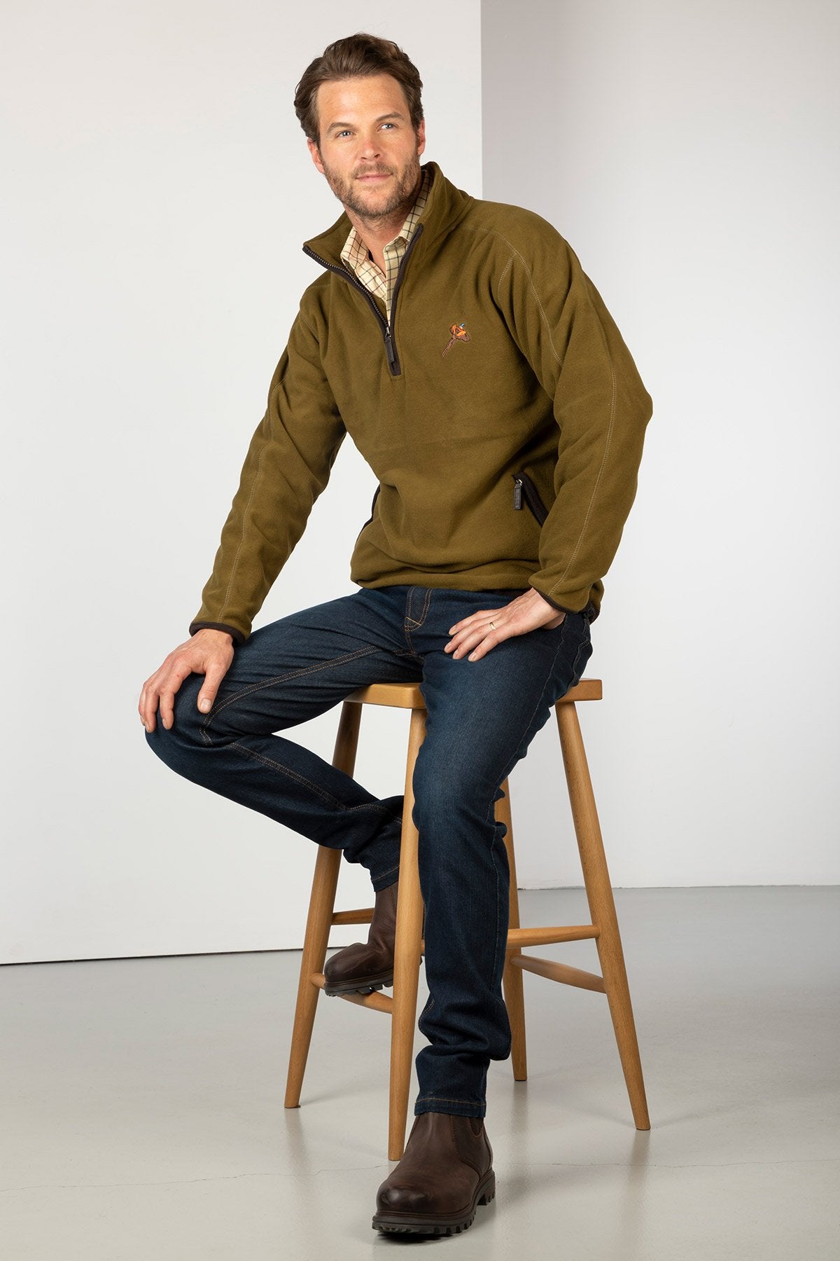 Rydale Men's Half Zip Fleece - Gransmoor