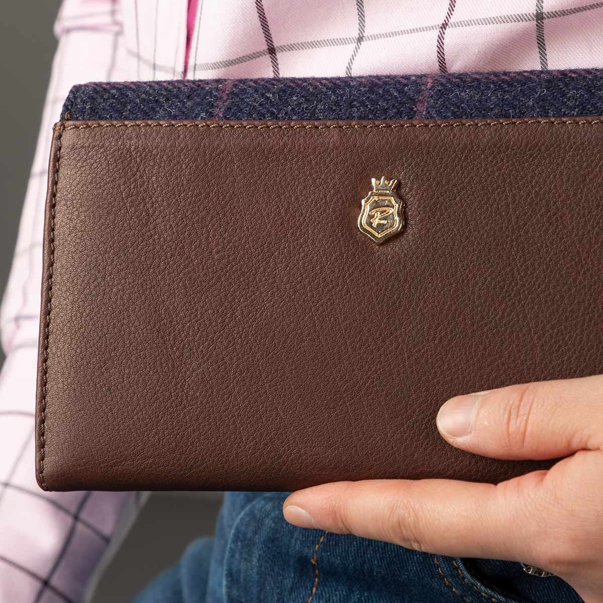 Rydale Ladies Tweed Snaffle Purse - Helmsley