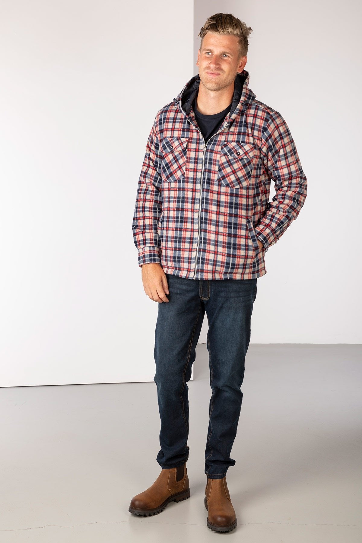 Rydale Men's Hooded Fleece Overshirt - Ulrome