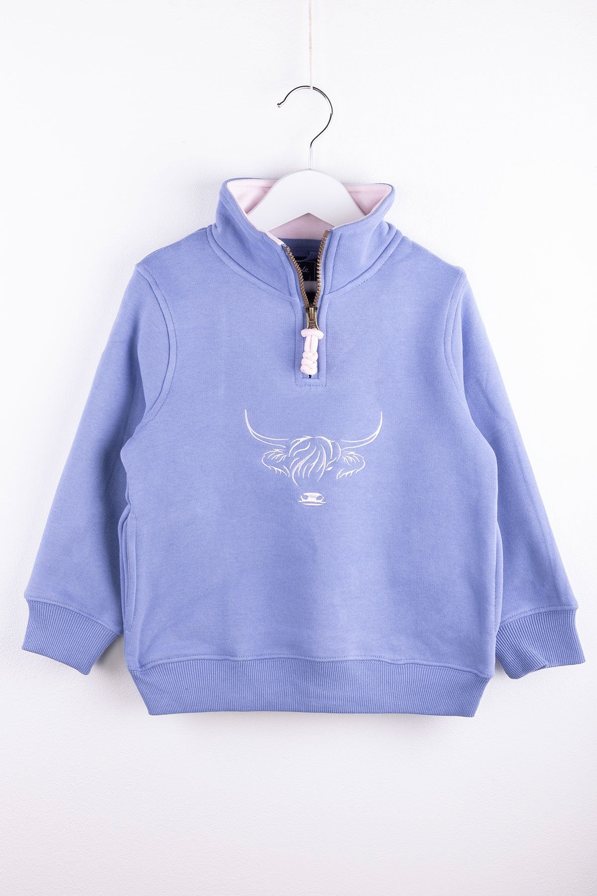 Rydale Mini Girls Quarter Zip Sweatshirt - Byland