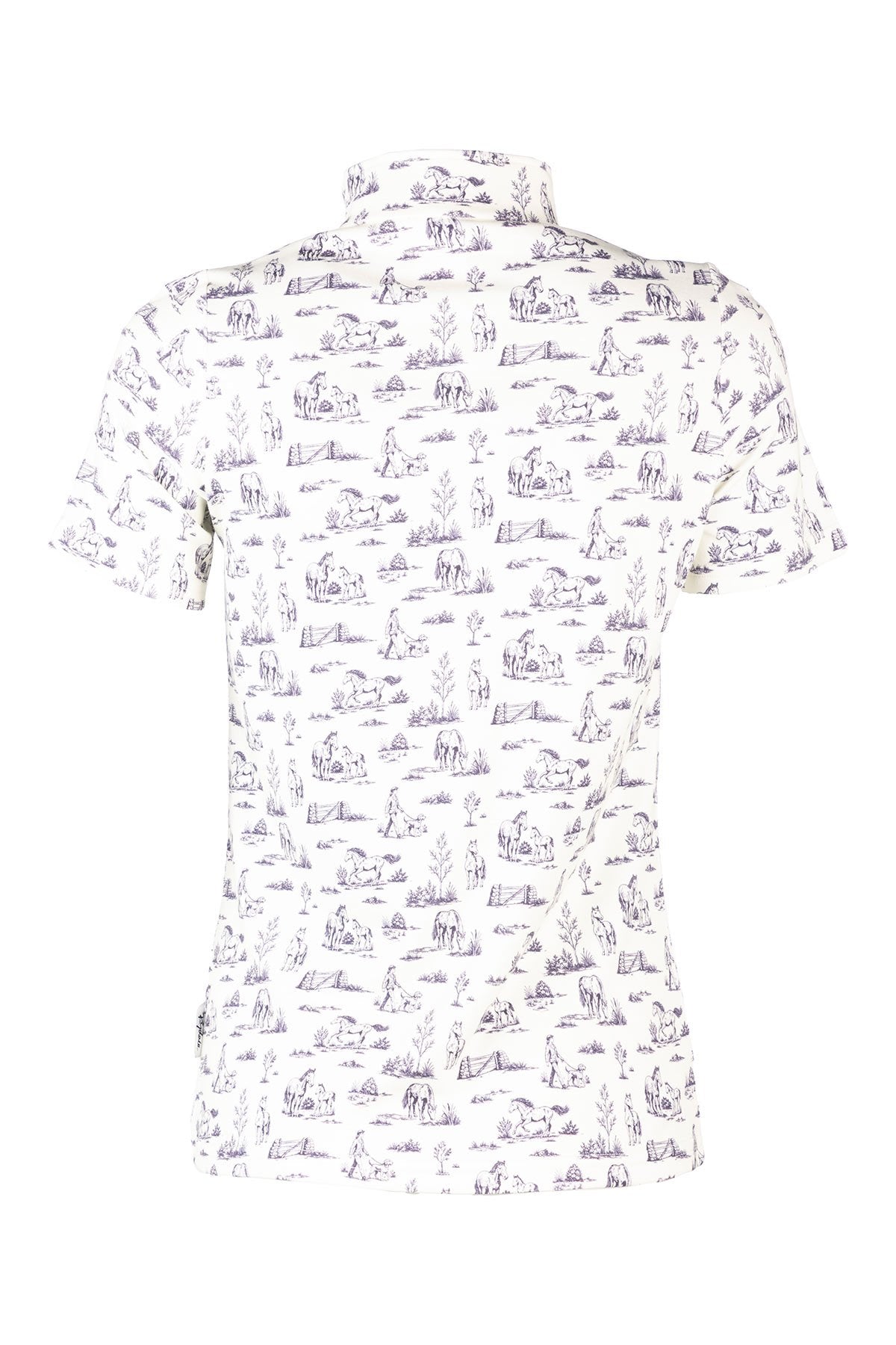 Rydale Ladies Short Sleeved 1/4 Zip Top - Foxholes