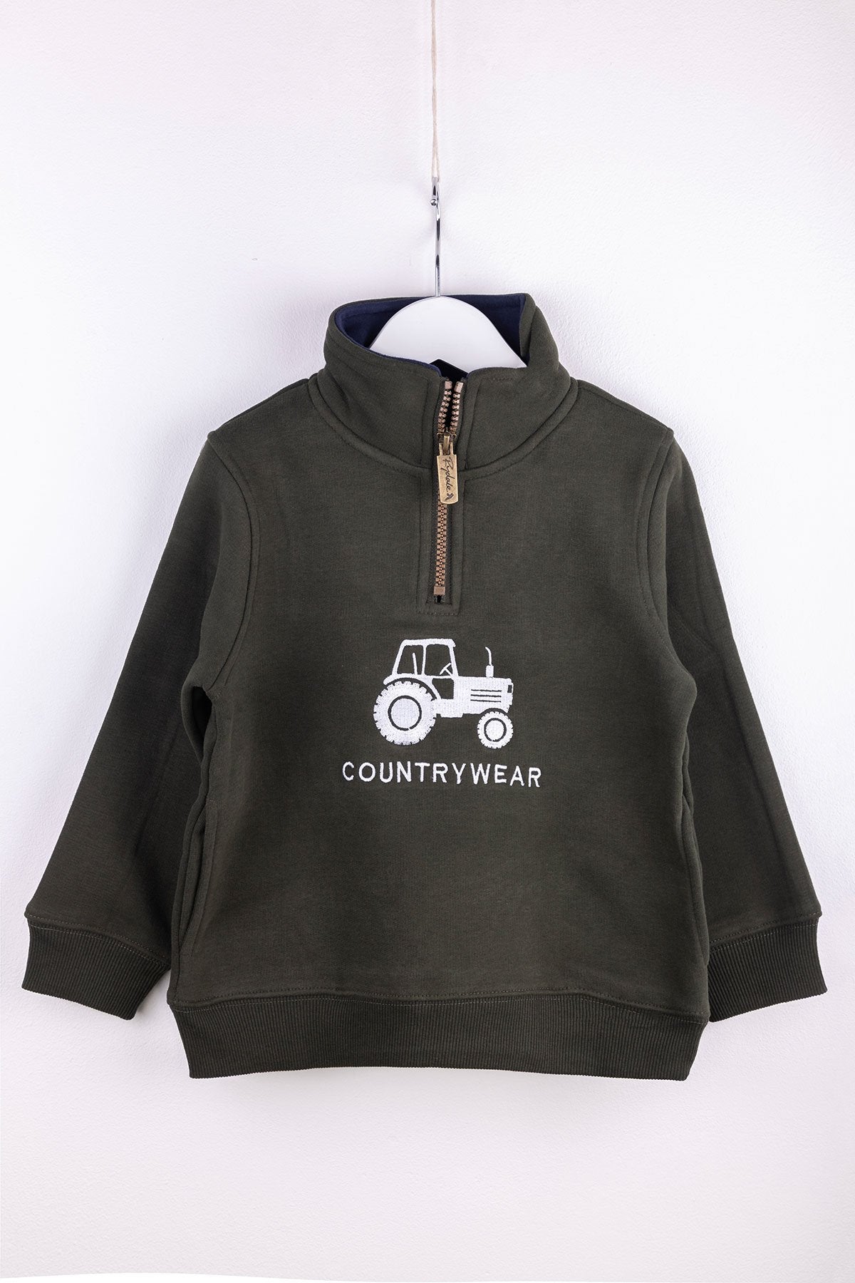Rydale Mini Boys Quarter Zip Sweatshirt - Byland