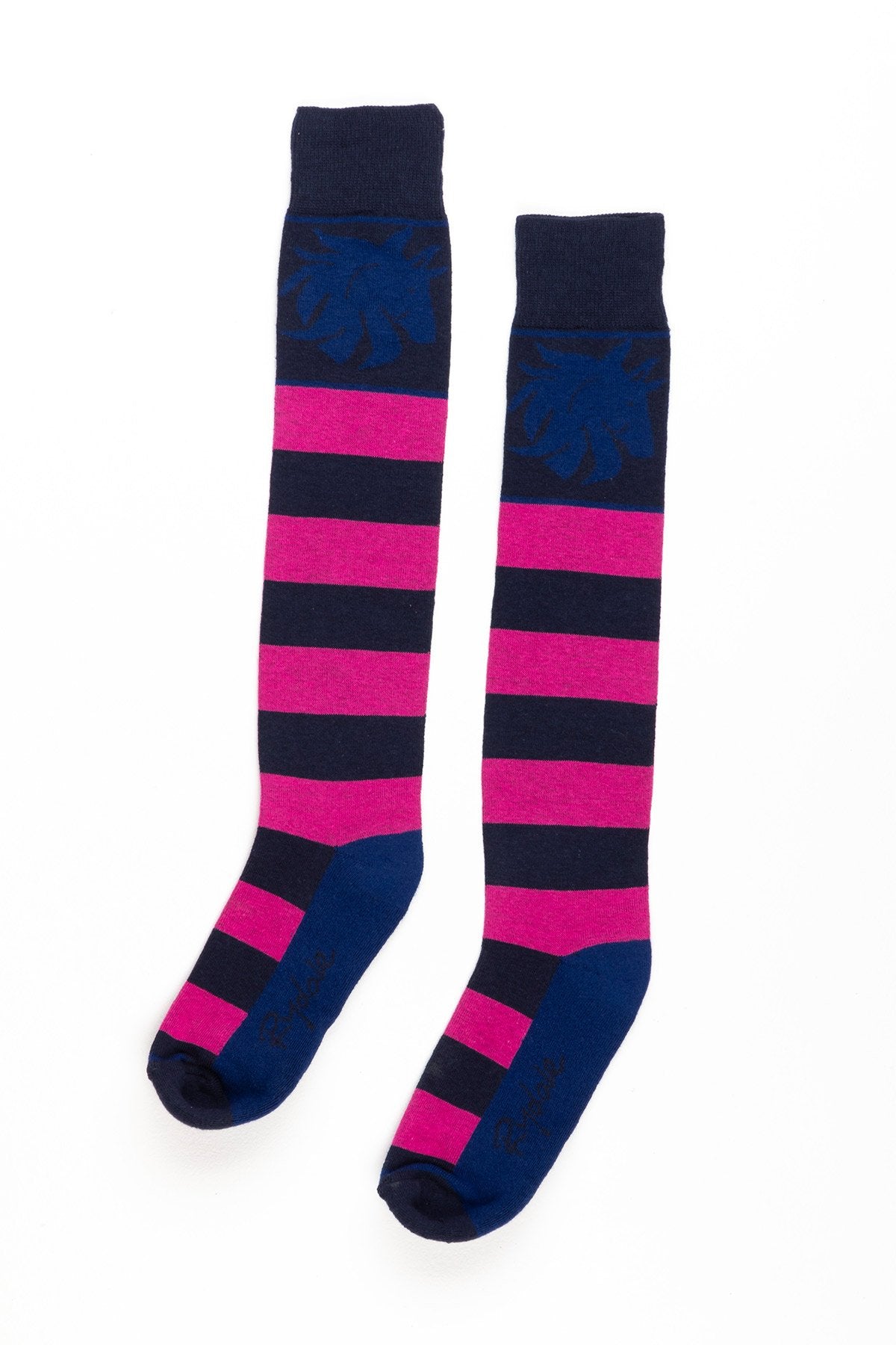 Rydale Ladies Broadstripe Knee Length Riding Socks