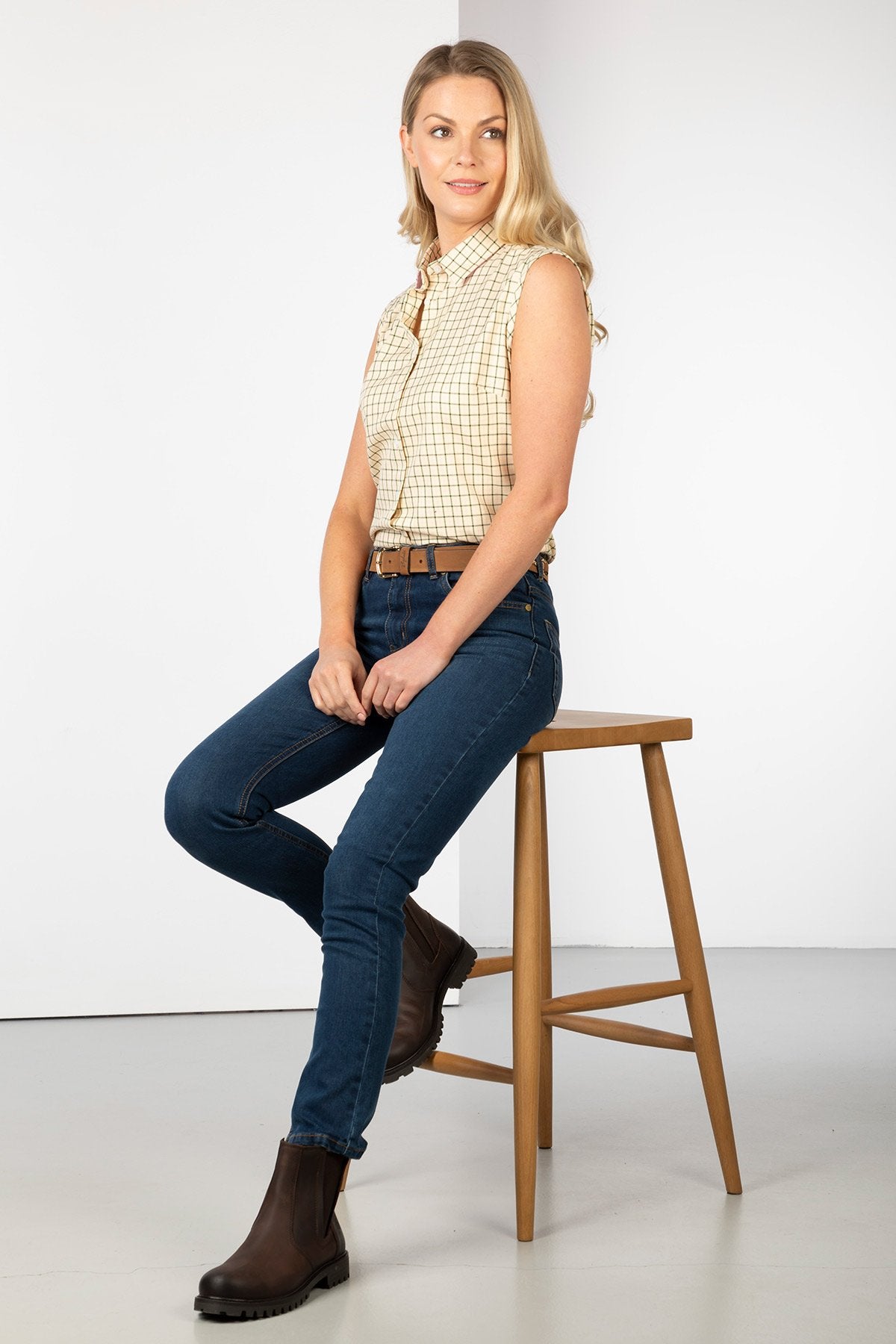 Rydale Ladies Hannah Sleeveless Country Shirt - Ellie II