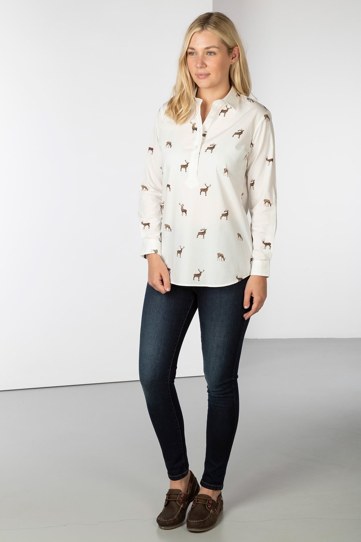 Rydale Ladies Printed Overhead Shirt - Wistow II