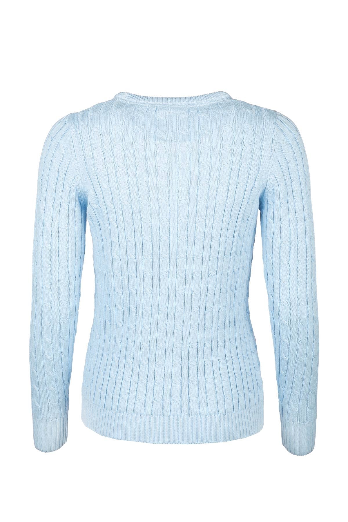 Rydale Ladies Crew Neck Cable Knit Jumper - Emma