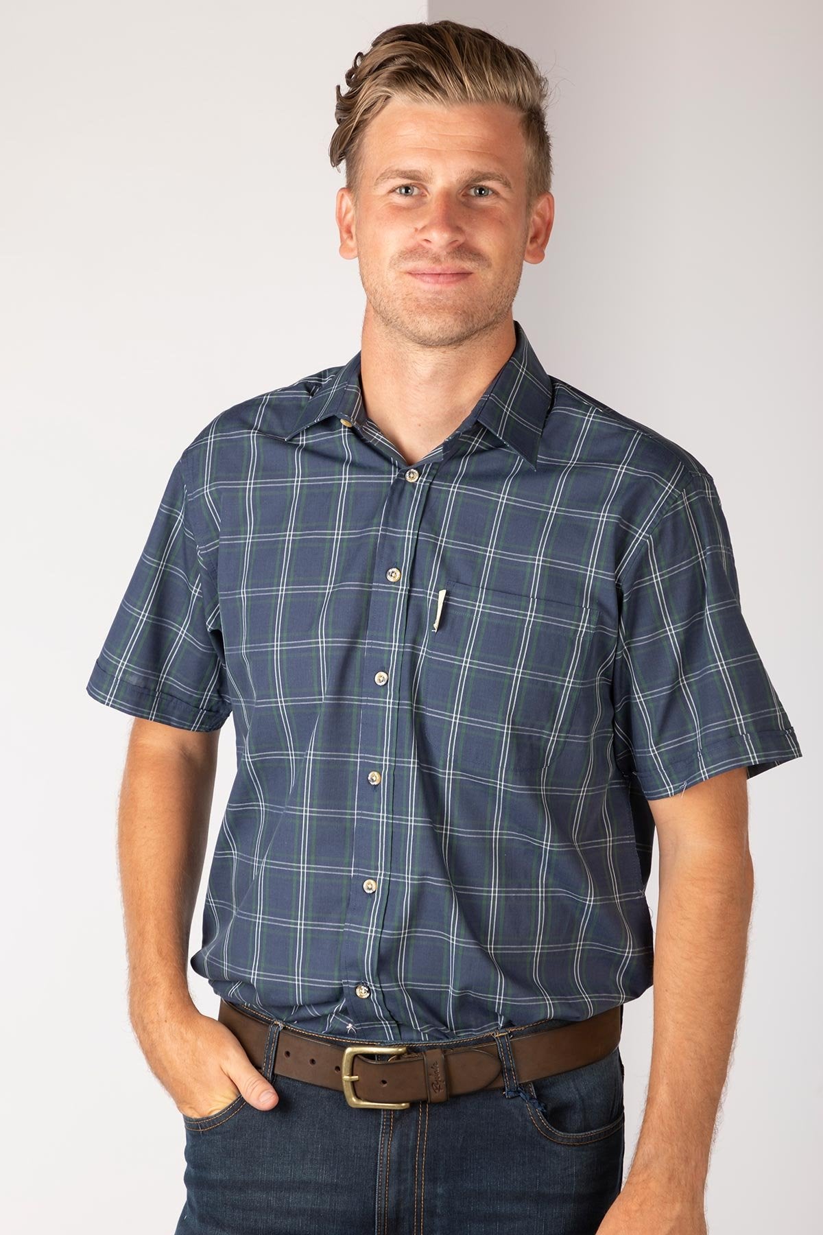 Rydale Men's Short Sleeved Check Shirts