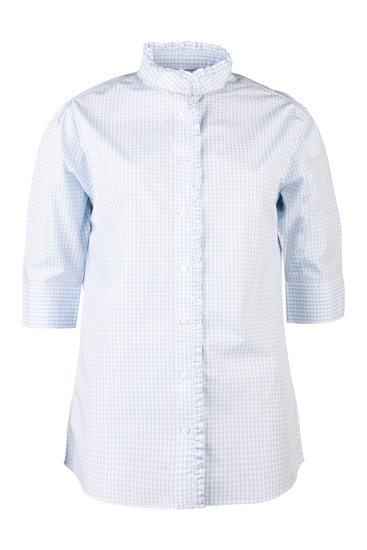Rydale Ladies Ruffled Short Sleeved Shirt - Ivy
