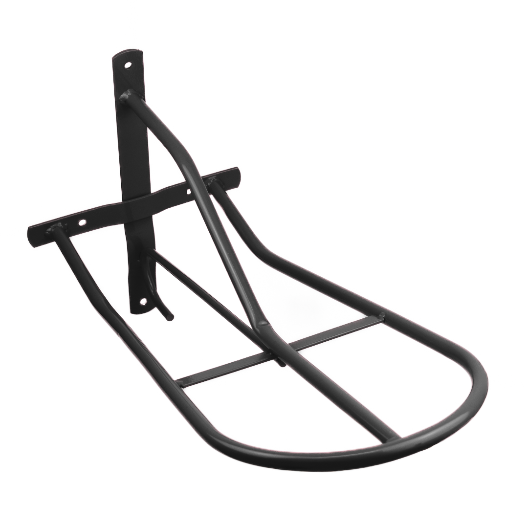GS Equestrian & Country Saddle Rack Wall Mount #colour_black