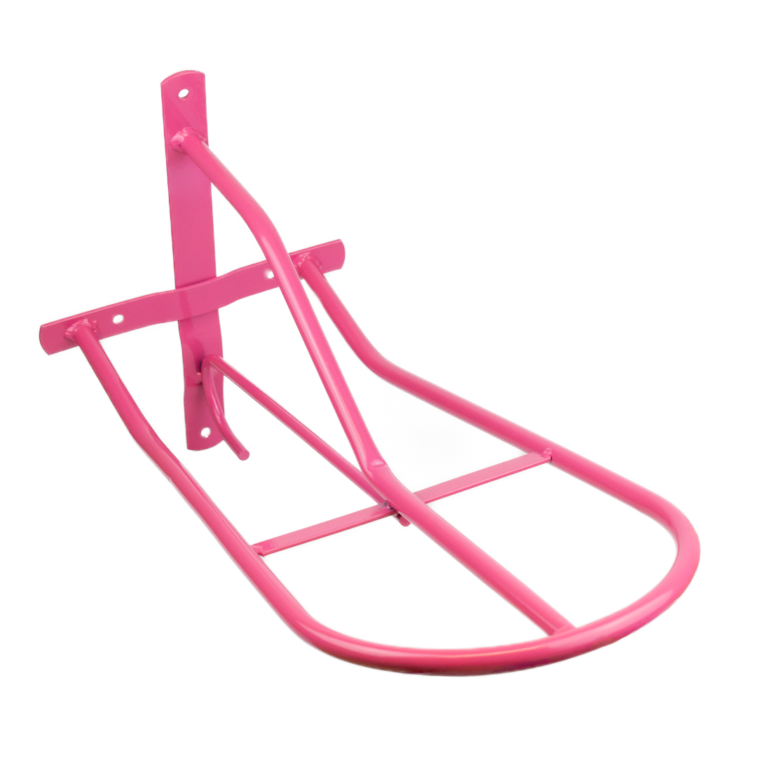 GS Equestrian & Country Saddle Rack Wall Mount #colour_pink