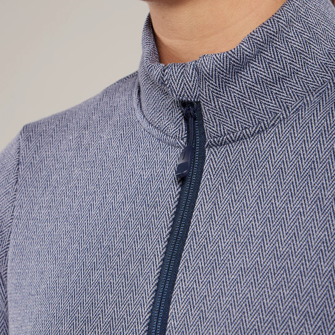 Toggi Gorse Zip Neck Fleece #colour_navy-slate