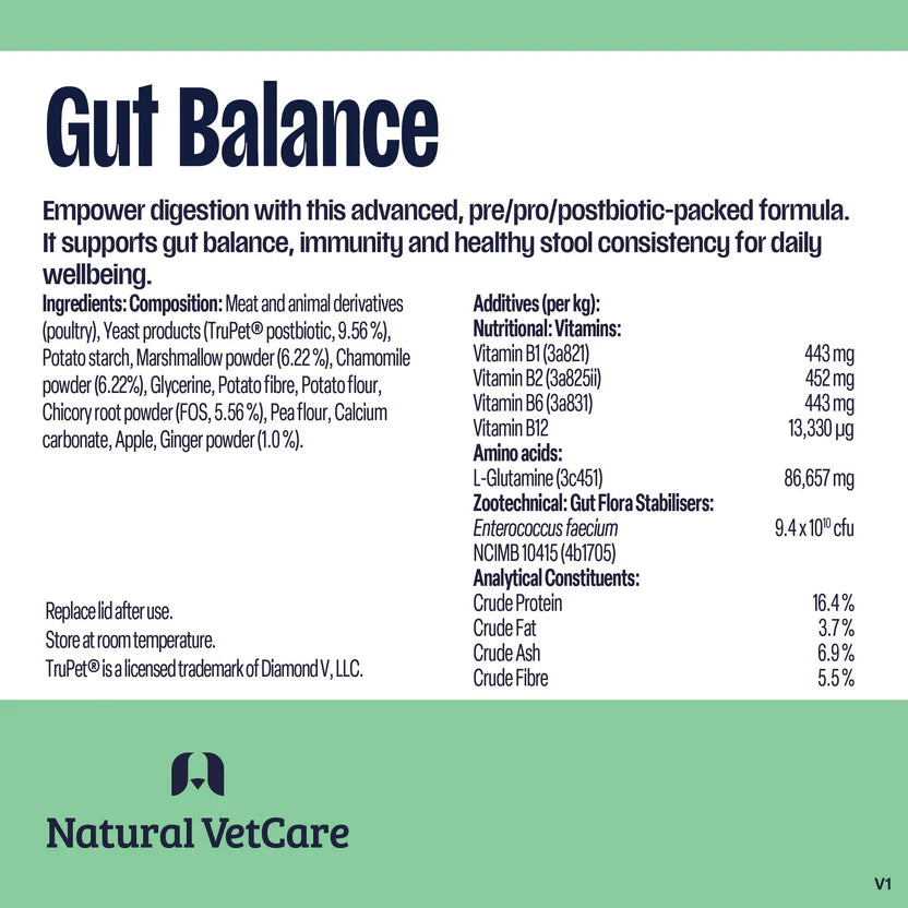 Natural Vet Care Gut Balance for Dogs