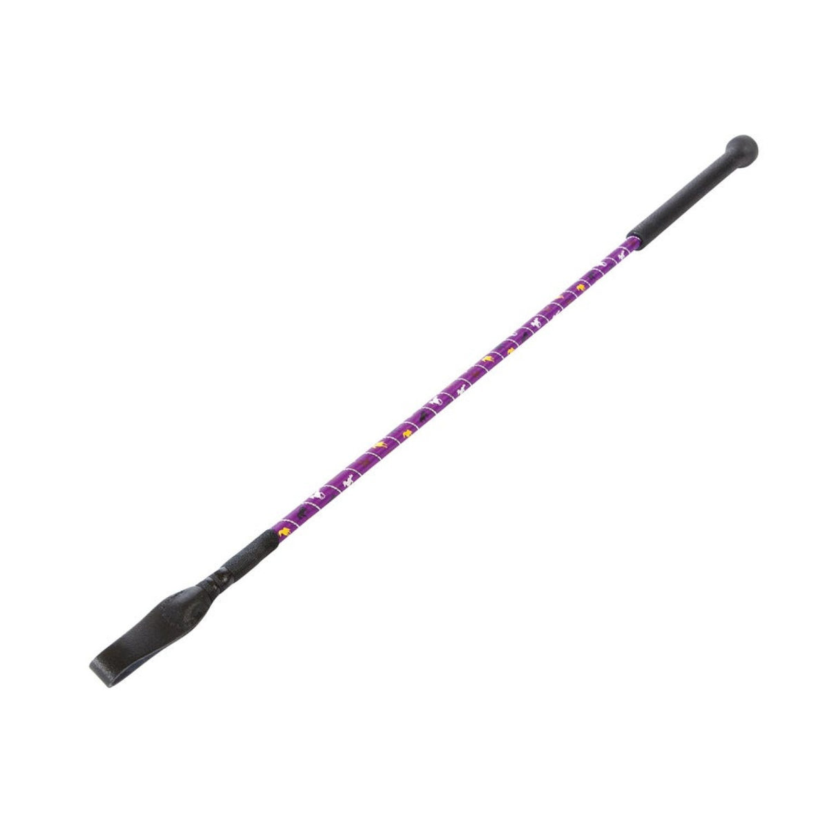 Hy Equestrian Silver Riding Whip