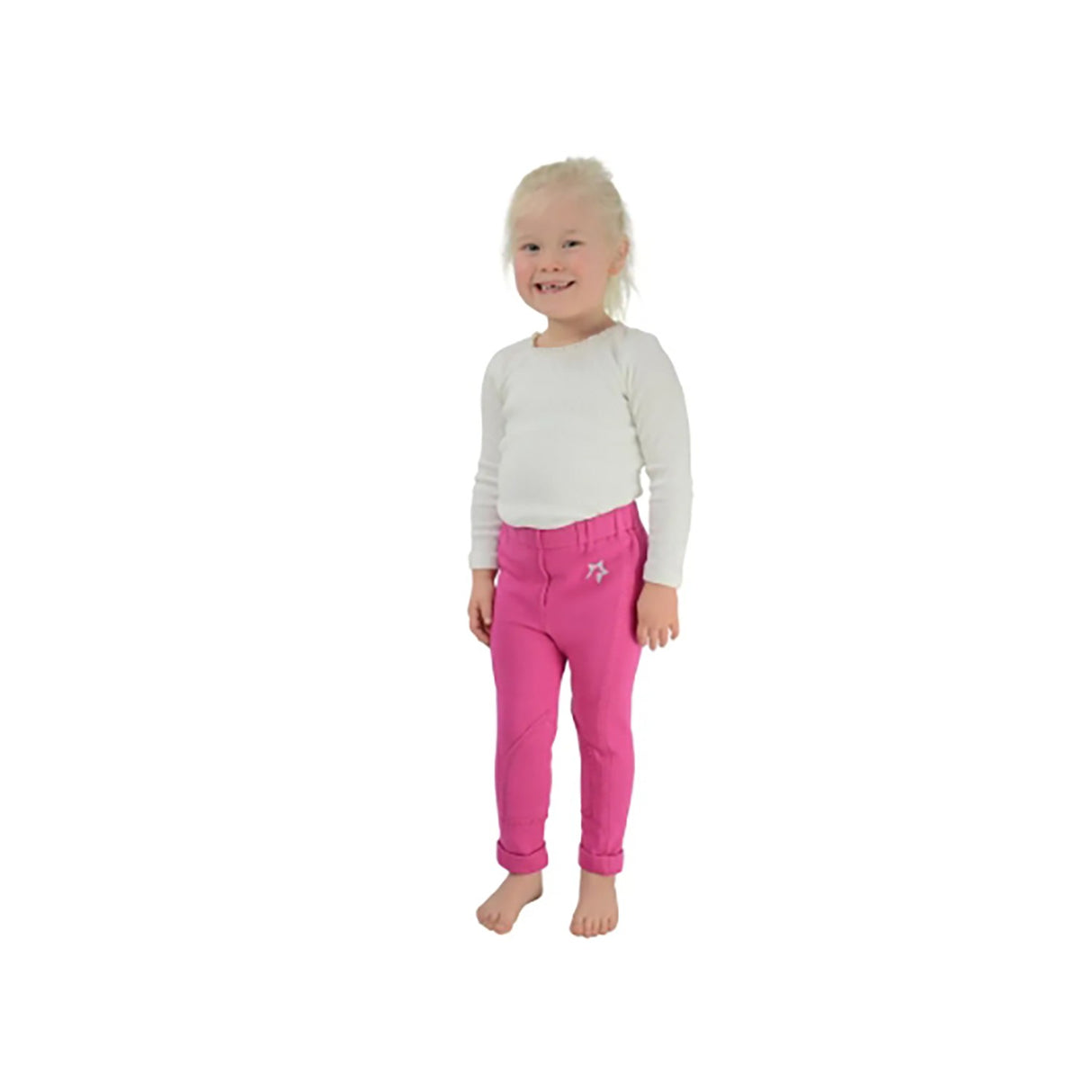 Hy Equestrian Zeddy Tots Jodhpurs Flamingo Pink