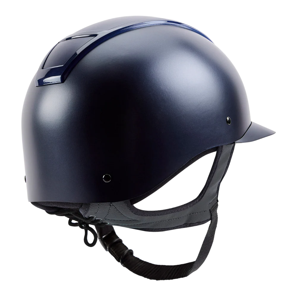 Champion Insight Oval Standard Peak Riding Hat #colour_matt-navy