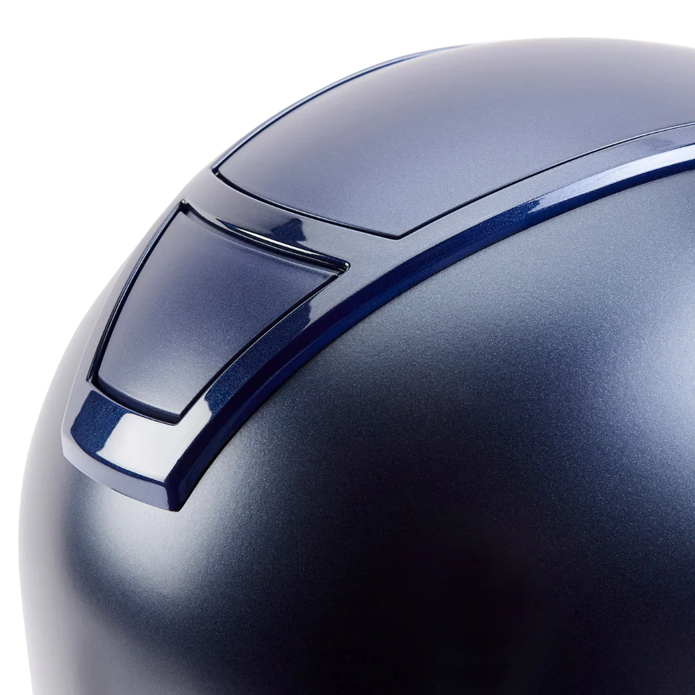 Champion Insight Oval Wide Peak Riding Hat #colour_matt-navy