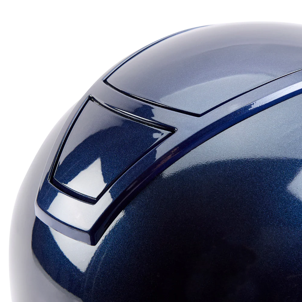 Champion Insight Oval Wide Peak Riding Hat #colour_metallic-navy