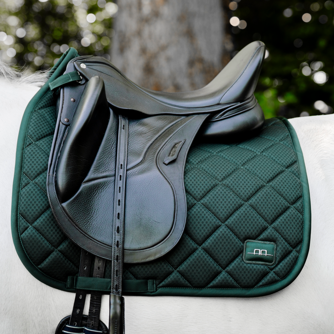 Horseware Ireland Alessandro Albanese Performance Dressage Pad #colour_hunter-green