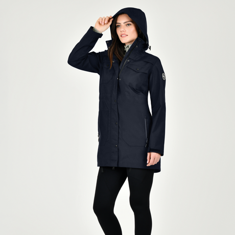 Weatherbeeta Waterproof Ladies Paloma Jacket #colour_sky-captain