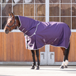 Shires Highlander Original 100g Turnout Rug & Neck #colour_plum