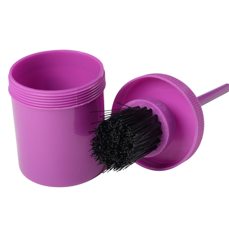 Brosse et bouteille d'huile pour sabots Roma Brights