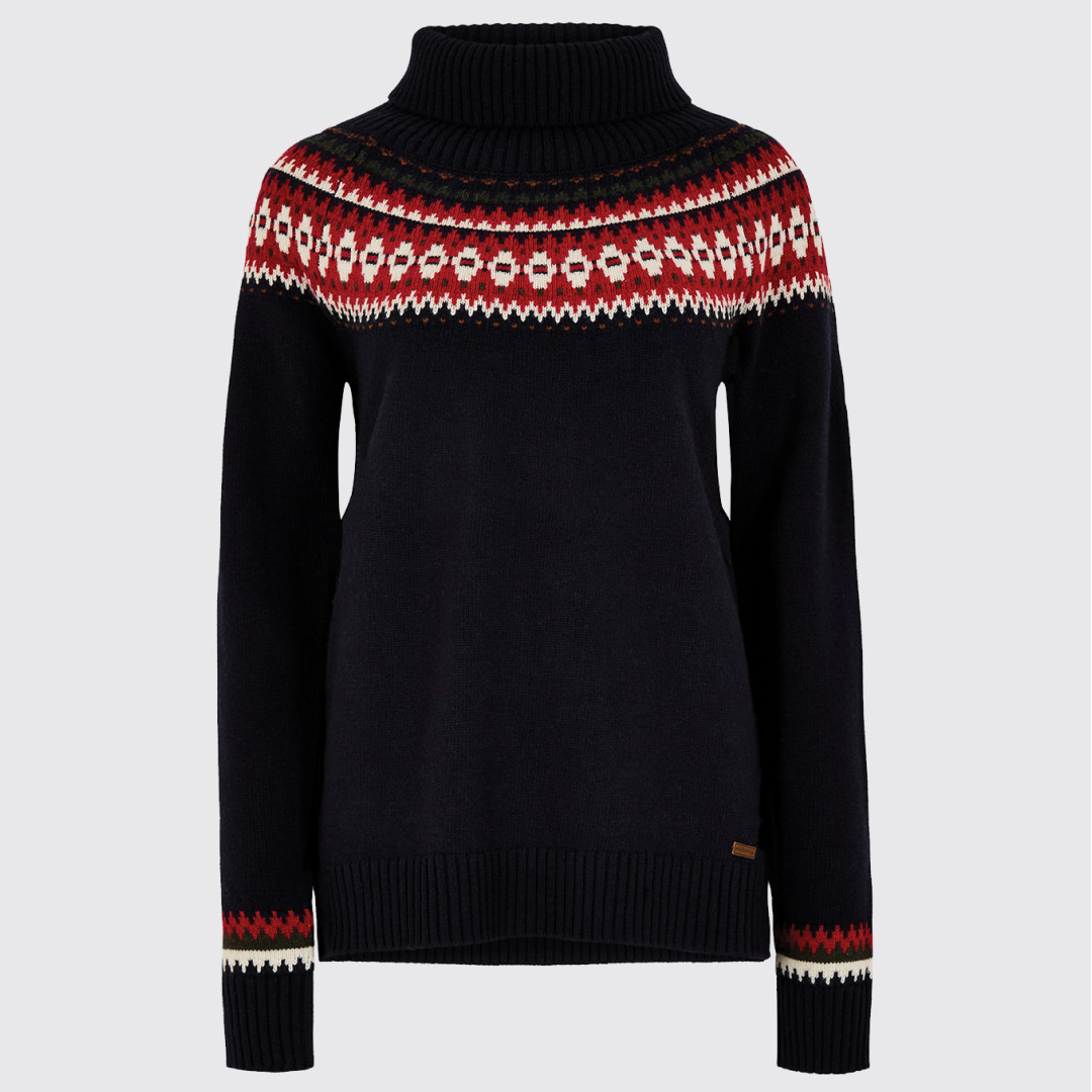 Dubarry Womens Riverdale Knitted Sweater #colour_navy