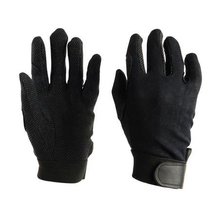Dublin Adult Track Riding Gloves #colour_black