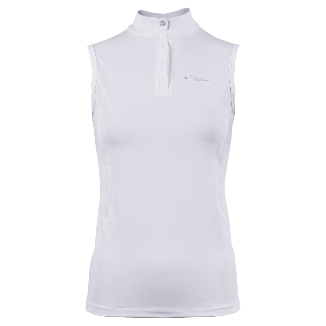 Cavallo Flower on Green Sport Mesh Quarter Zip Sun Shirt