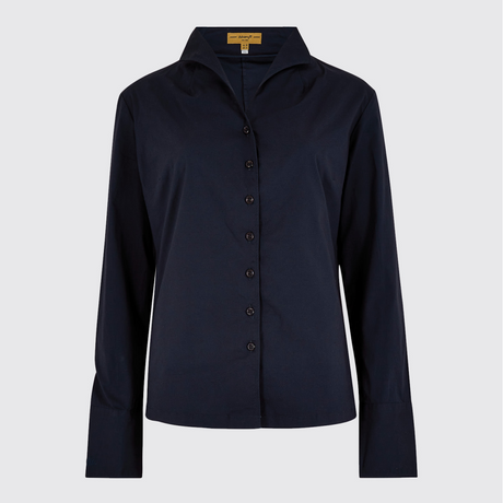 Dubarry Womens Snowdrop Shirt #colour_navy