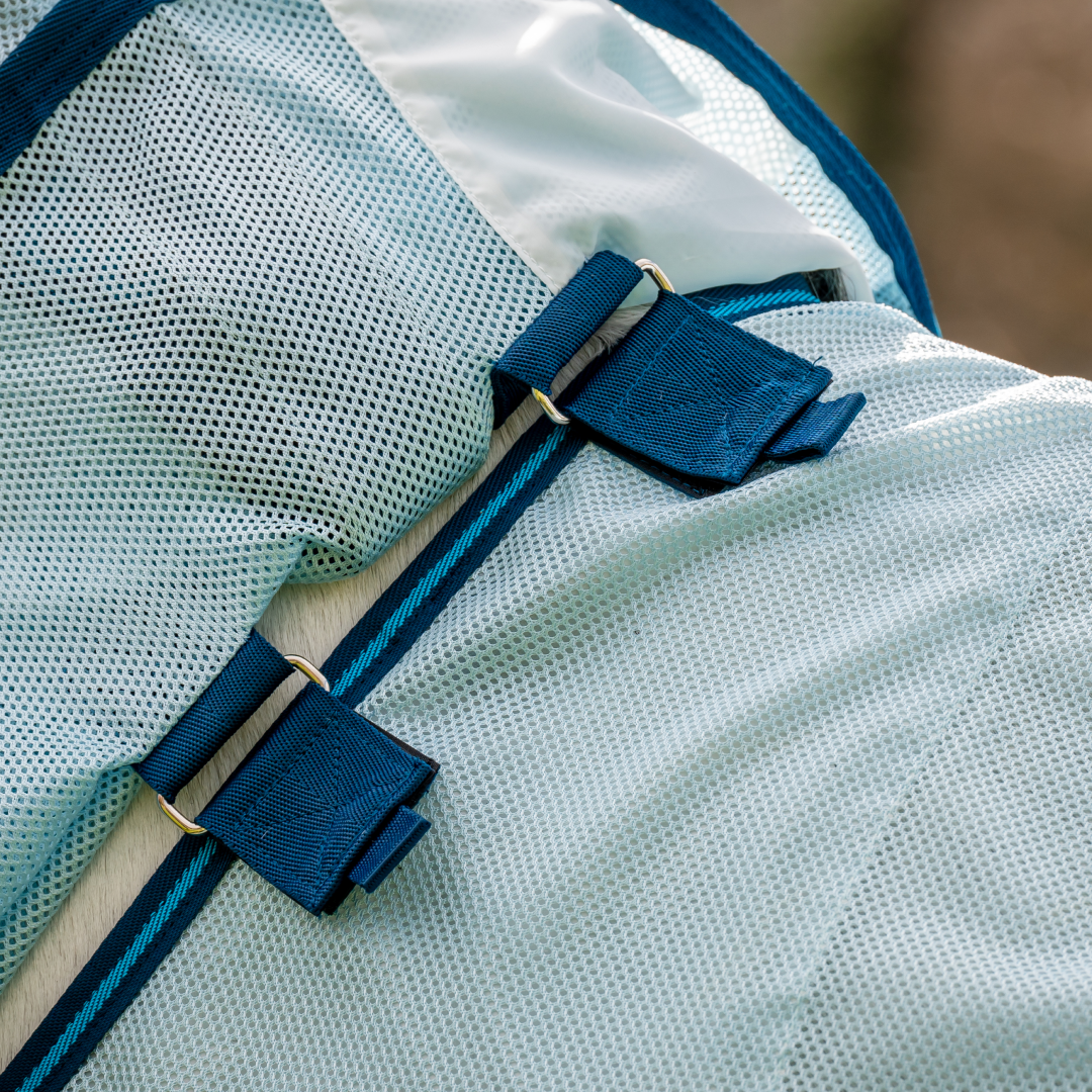 Horseware Ireland Amigo Bug Buster #colour_azure-blue-navy-electric-blue