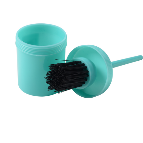 Brosse et bouteille d'huile pour sabots Roma Brights