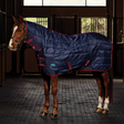Weatherbeeta Comfitec 210D Channel Quilt 360G Combo Neck Stable #colour_navy-burgundy