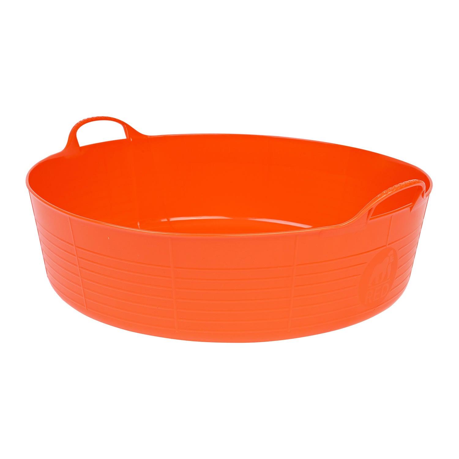 Roter Gorilla-Tubtrug, flexibel, groß, flach