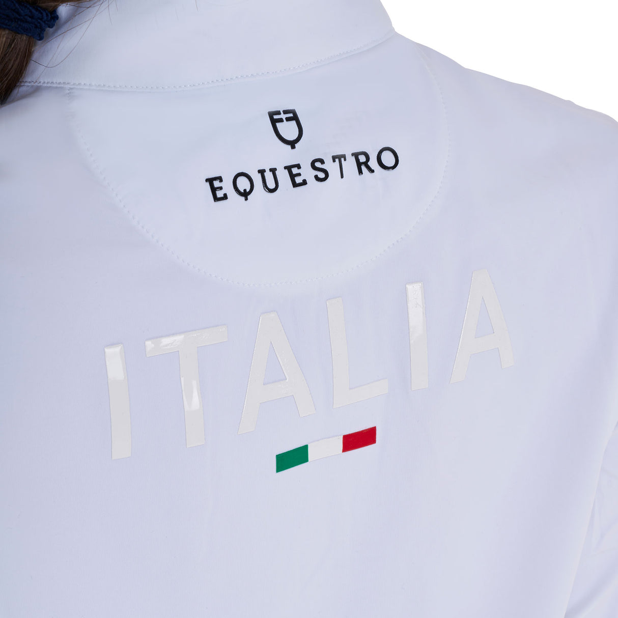 Equestro Girls' Long-Sleeved Competition Polo Shirt Equestro X Fise