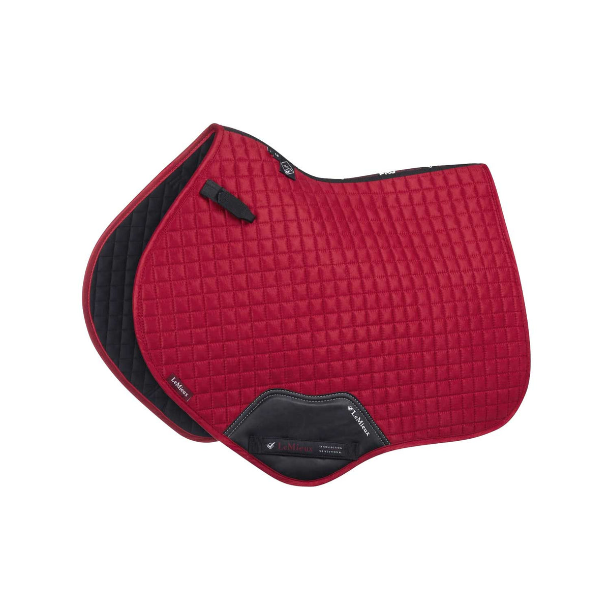 LeMieux Suede Close Contact Square Chilli