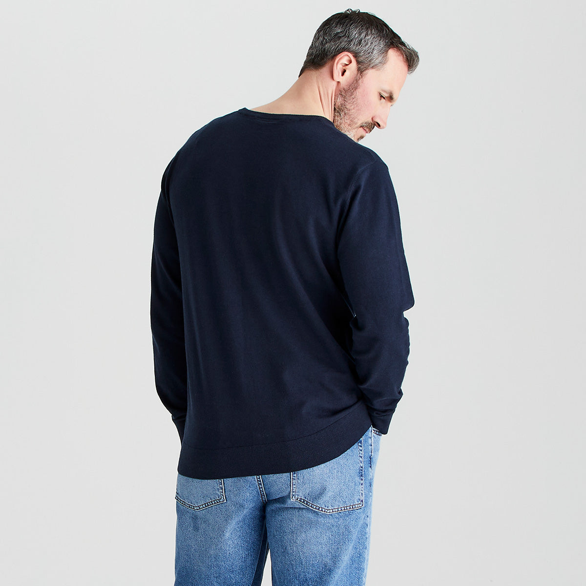 Men's Hartland Crew Knit - Navy