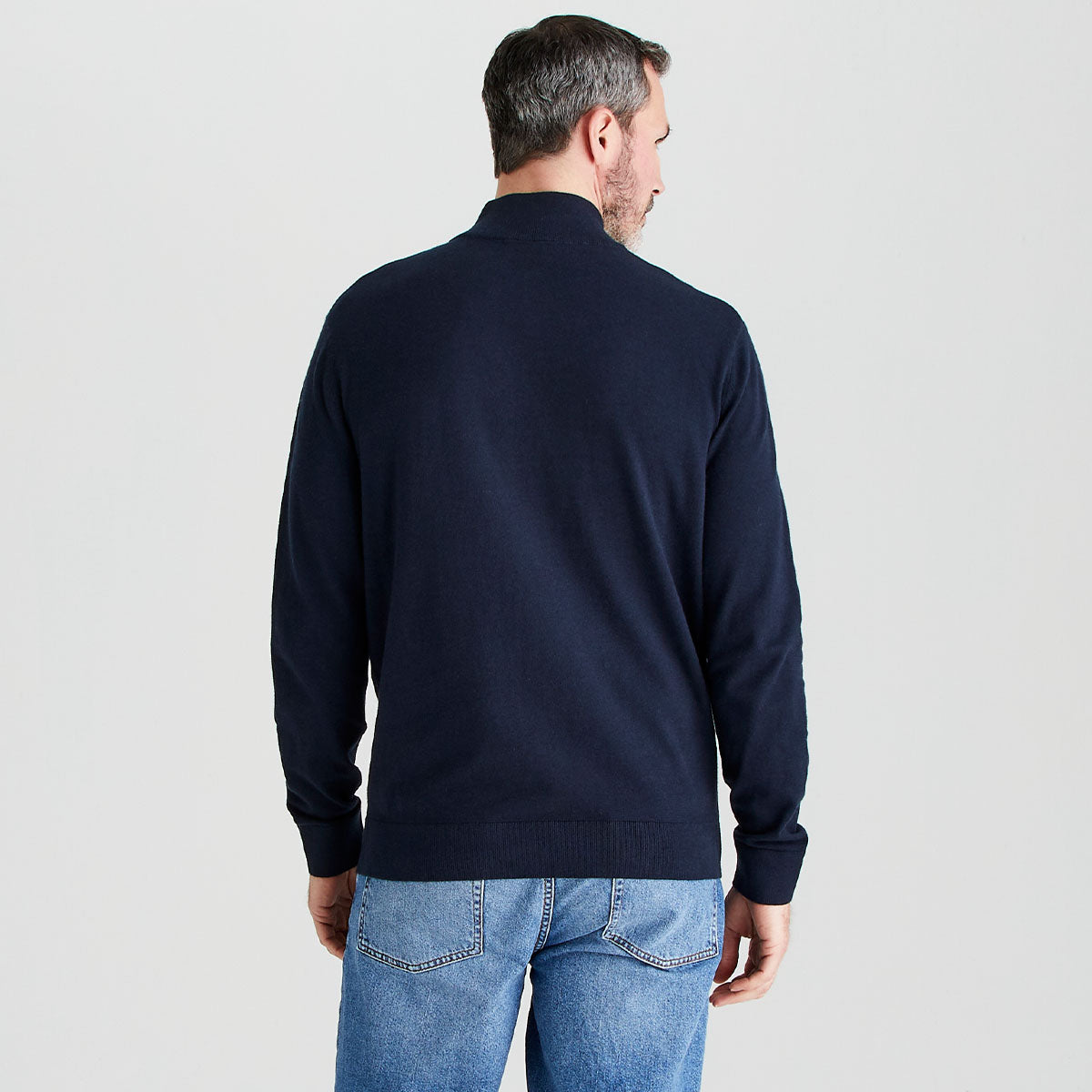 Men's Hartland 1/4 Zip Knit - Navy