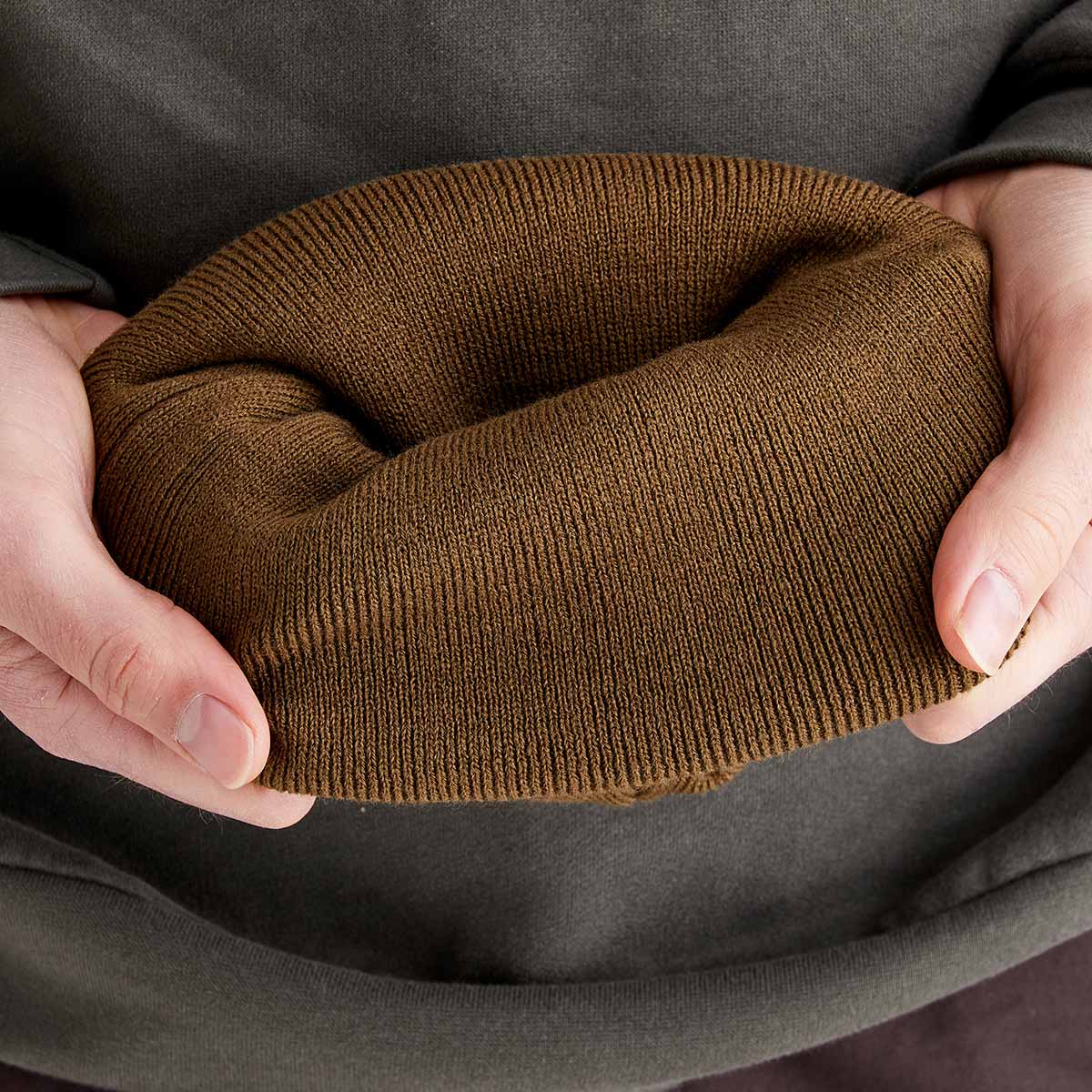 Heritage Fine Knit Beanie - Teak