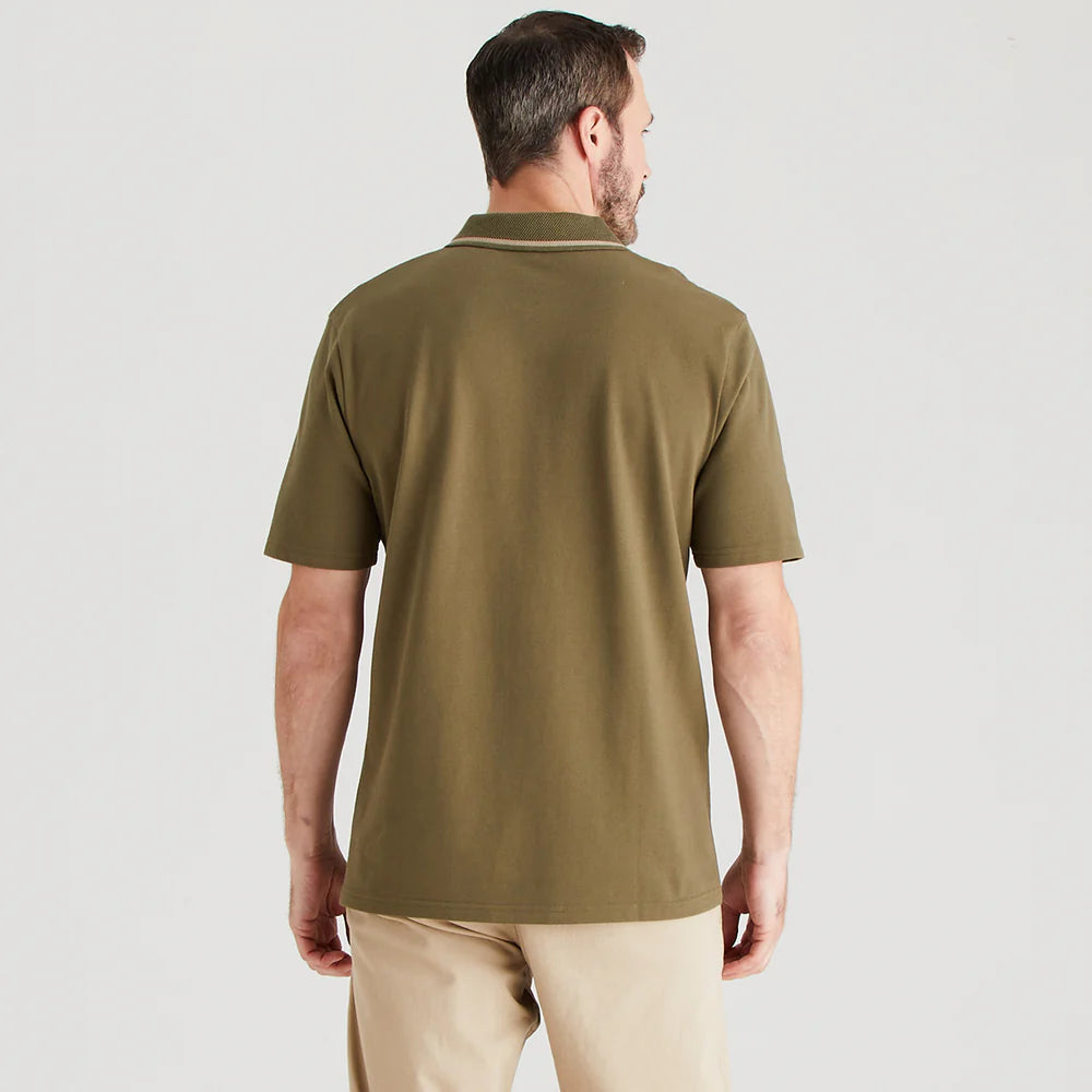 Ridgeline Mens Kilworth Polo Top #colour_ivy-green