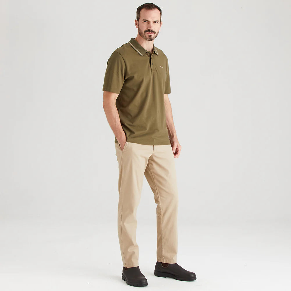 Ridgeline Mens Kilworth Polo Top #colour_ivy-green