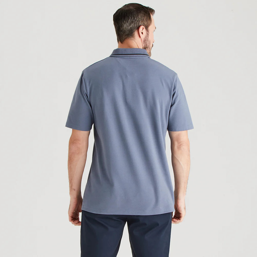 Ridgeline Mens Kilworth Polo Top #colour_storm
