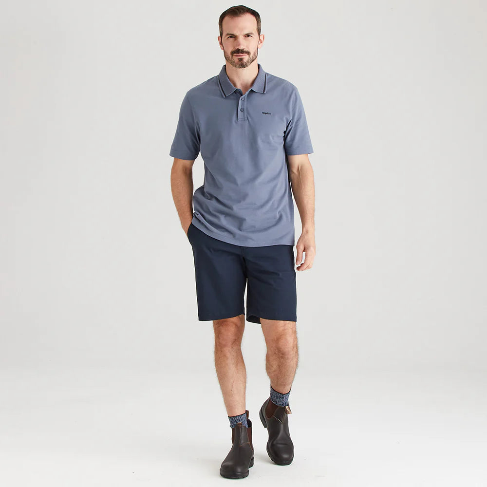 Ridgeline Mens Kilworth Polo Top #colour_storm