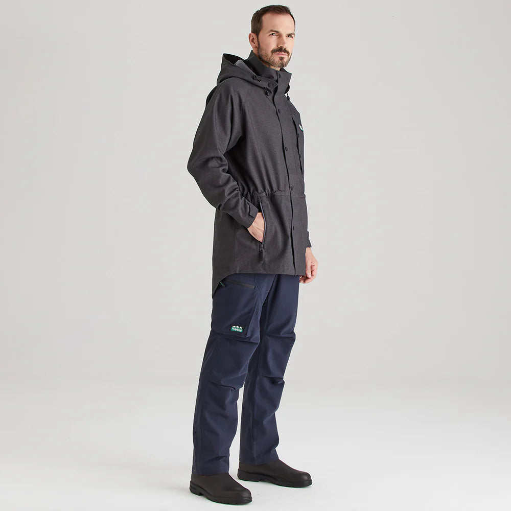 Ridgeline Mens Monsoon Light Jacket #colour_shale-marl